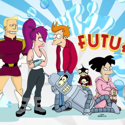 Futurama Cast Decal 2