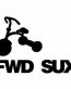 FWD Sux funny auto decal