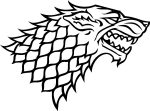 game of thromes house of stark diecut decal