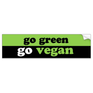 go_green_go_vegan_bumper_sticker