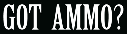 Got Ammo Bumper Sticker