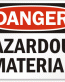 Hazardous Material Danger Sign 3