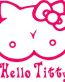 Hello K Titty Sticker