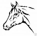 Horse Head Sticker 1