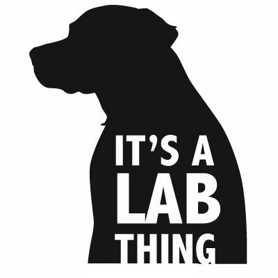 its a lab thing hunting decal
