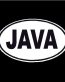 Java Oval Decal