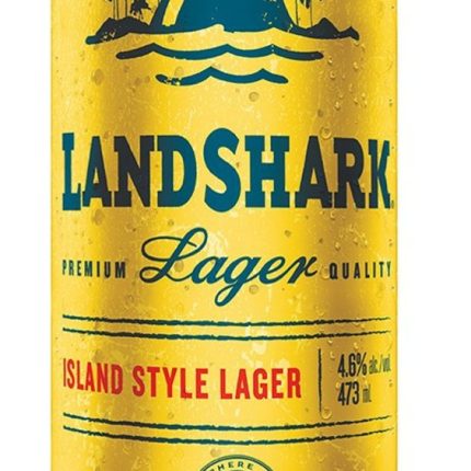 LANDSHARK CAN SHAPED BEER STICKER