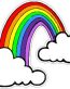 LGBT RAINBOW STICKER