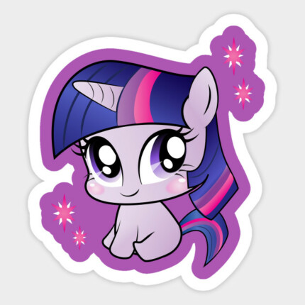 my little pony purple sticker 2