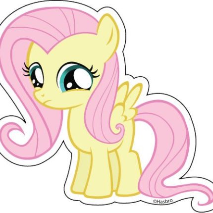 my little pony yellow sticker