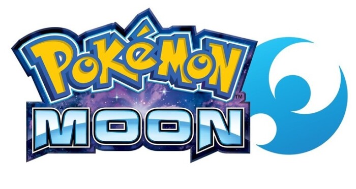pokemon logo moon sticker