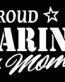 PROUD Military Stickers MARINE MOM