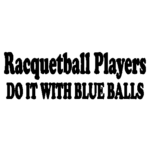 Racquetball Players Decal 37
