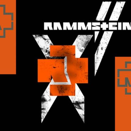 Rammstein 3 Color Band Decal