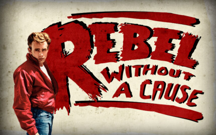 rebel without a cause james dean sticker