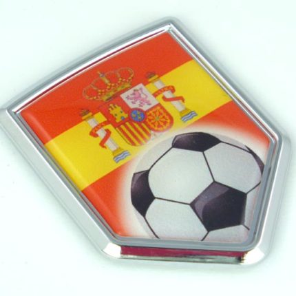 Spain Soccer 3D Adhesive Auto Emblem