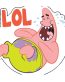 spongebob LOL funny car sticker