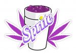 sprite dope codeine weed sticker