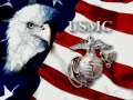 USMC Logo with Eagle and Flag