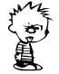 Calvin Sourpuss Decal