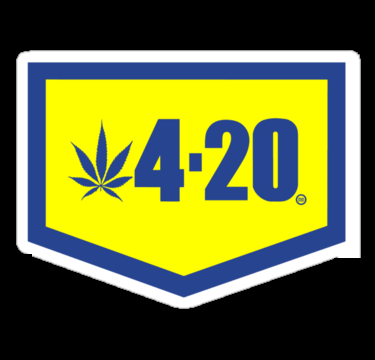 420 patch sticker