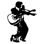 Elvis Singing Decal 2