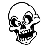 Mad Skull Car Decal