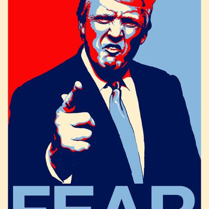 American-President-Donald-Trump-FEAR Sticker