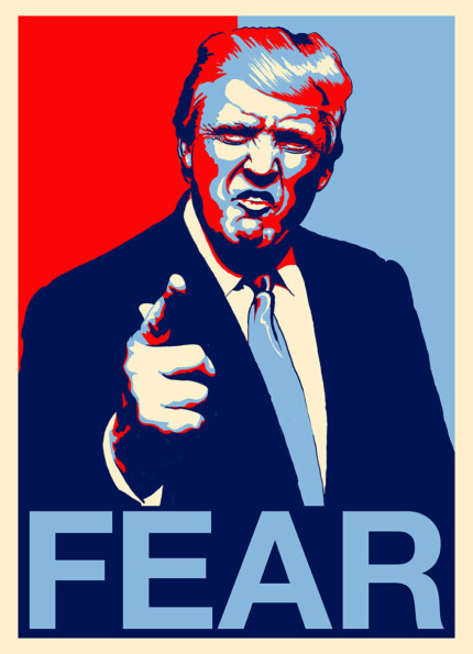 American-President-Donald-Trump-FEAR Sticker