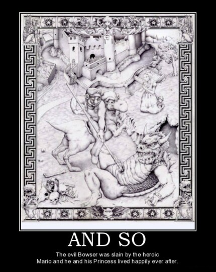 and so epic mario demotivational