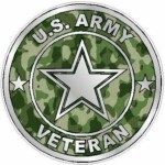 ARMY VETERAN camo green