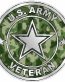 ARMY VETERAN camo green