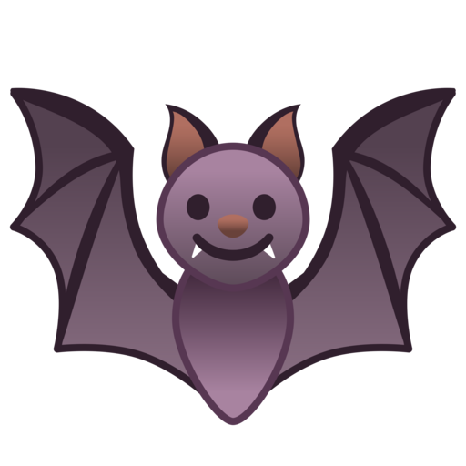 bat purple emoji