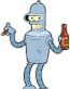 Bender Party Down Sticker