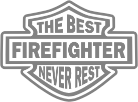 Best Firefighter Never Rest Decal