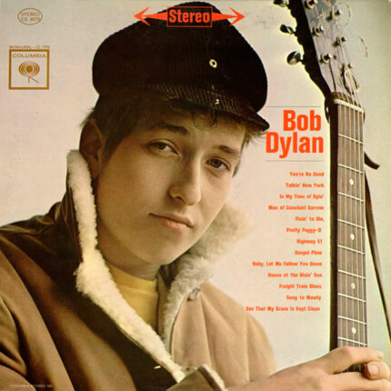 Bob Dylan Album Cover Sticker 1962