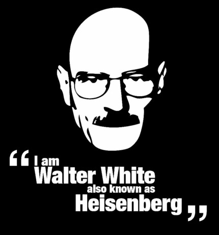 Breaking Bad Walter White Heisenberg Diecut Decal