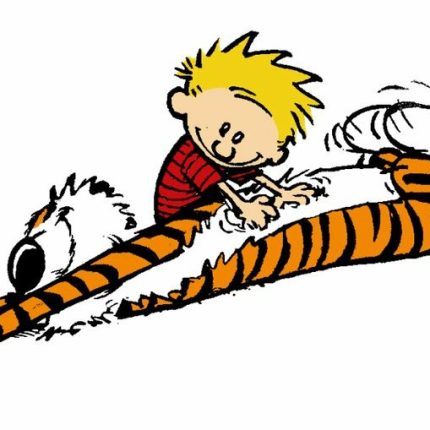 Calvin and Hobbes Color Diecut Decal 5