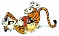 Calvin and Hobbes Color Diecut Decal 8
