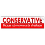 conservative funny bumper sticker