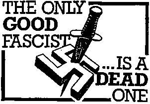 dead fascist sticker