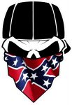 Dixie Flag Bandana Sticker