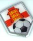 England Soccer 3D Adhesive Auto Emblem