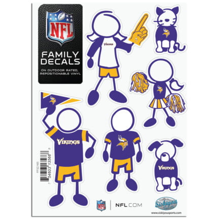 Vikings Stick Family Decal Pack