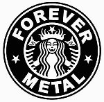 FOREVER METAL BAND LOGO DECAL