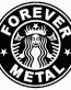 FOREVER METAL BAND LOGO DECAL