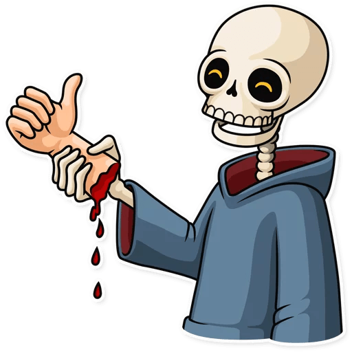 friendly death_grim reaper sticker 2