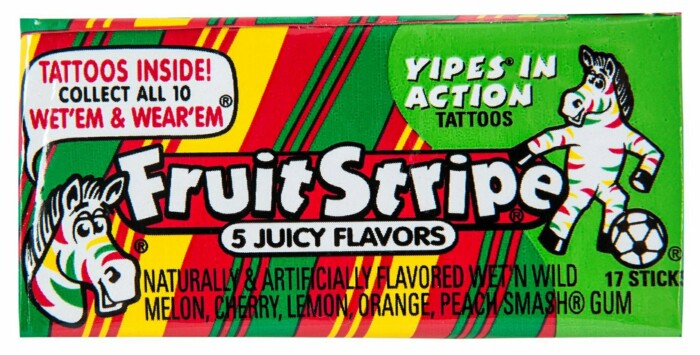 FRUIT STRIPES CANDY STICKER