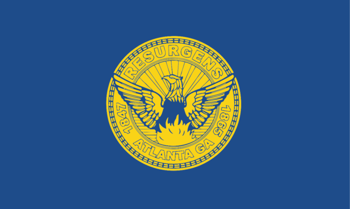 Georgia Atlanta City Flag Sticker
