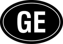 Georgia Oval Sticker